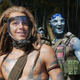 a human character with na'vi